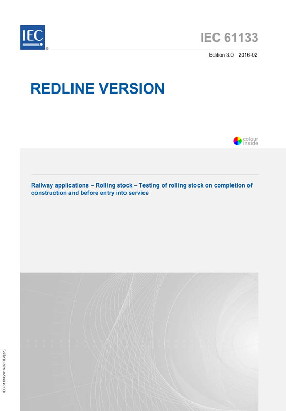 Cover IEC 61133:2016 RLV